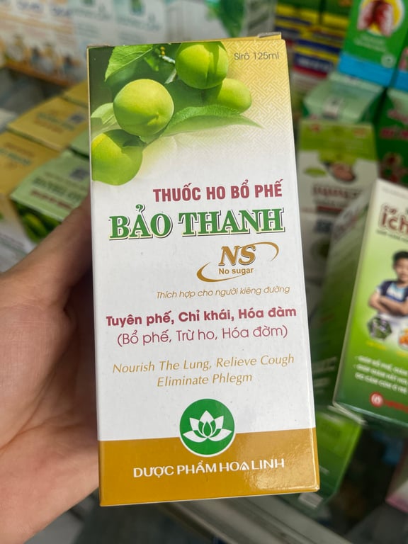 Bảo thanh  siro 125ml ko đường