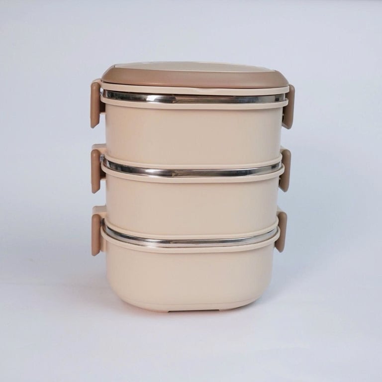 HỘP CƠM 3 TẦNG INOX 304 KALPEN AR11