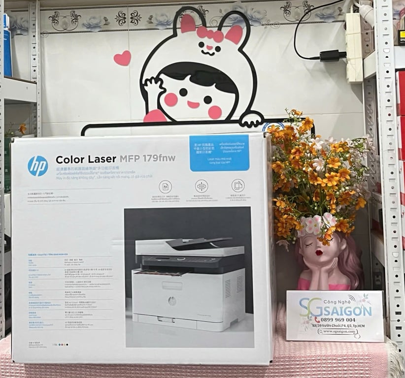 Máy In Laser Màu Đa Năng HP 179FNW (4ZB97A) - Hàng Chính Hãng