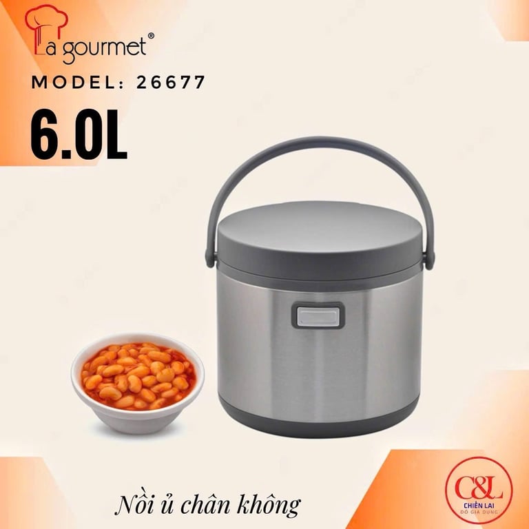 Nồi ủ La Gourmet 267788 - 6 lít