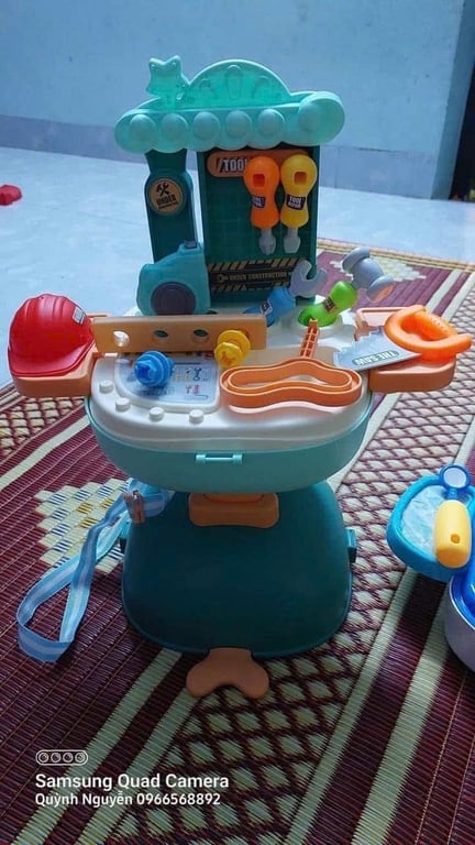 Đồ Chơi Hướng Nghiệp Cho Bé - Bộ BALO CÁ HEO CÔNG CỤ 3in1