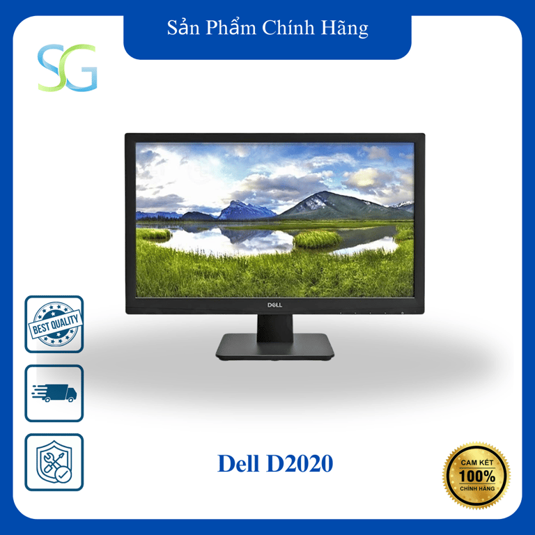 Màn Hình Dell D2020H - 19.5 inch (1600 x 900), HD, 600 : 1,5ms, VGA +HDMI Port ,Cáp VGA+HDMI