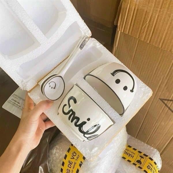 🥣SET CHÉN + THÌA QUÀ TẶNG