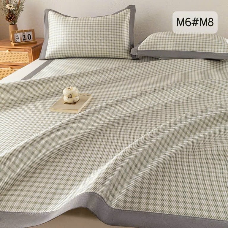 CHIẾU MÂY ĐIỀU HOÀ - MUJI kẻ