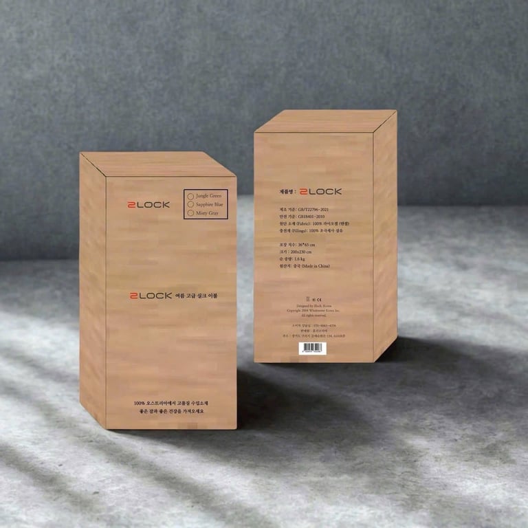 CHĂN LÀM MÁT CÔNG NGHỆ CAO 2LOCK KOREA 200 * 230mm