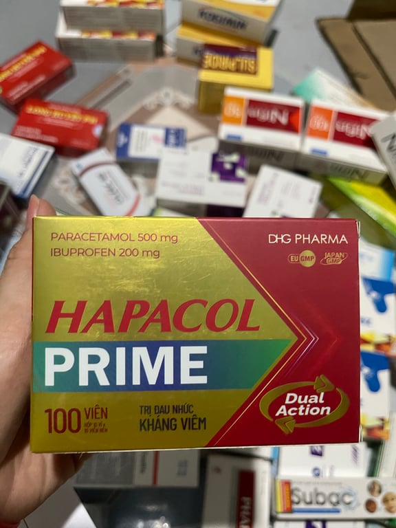 Hapacol pain 500mg h/100v mẫu mới