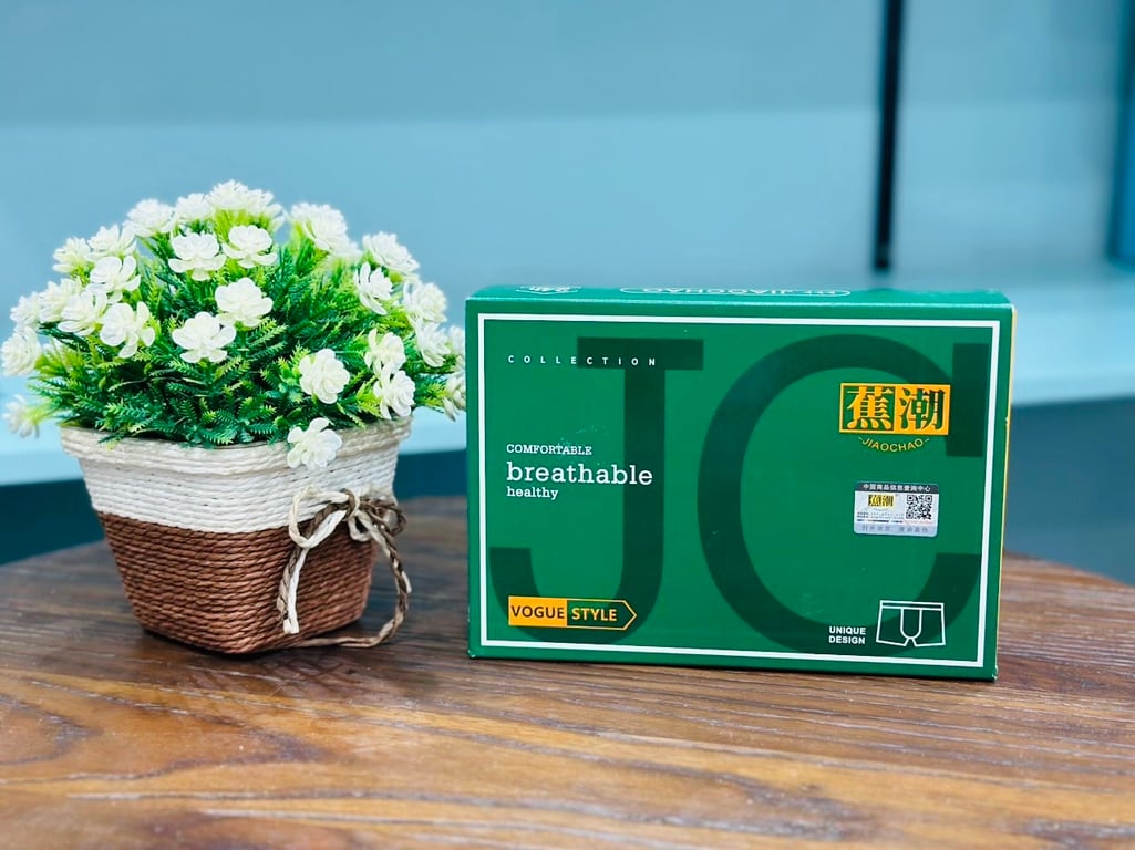 NC114 - SET 3 QUẦN LÓT NAM CAO CẤP COTTON LẠNH - CÓ HỘP ĐẸP!