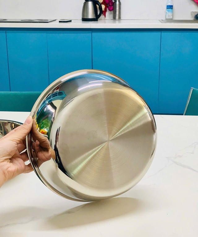 TÔ TRỘN THỨC ĂN KIÊM CHẬU RỬA INOX NHÀ BOSSD 24CM BSD601