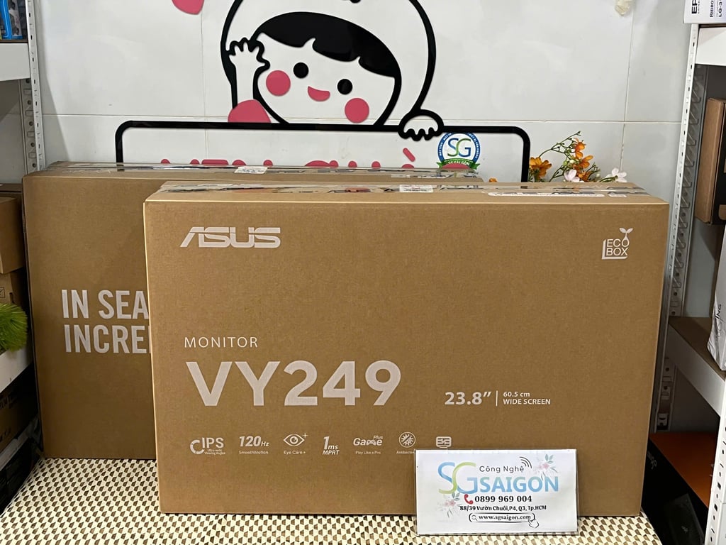 Màn Hình ASUS VY249HGR (23.8 inch - IPS - FHD - 120Hz - 1ms)