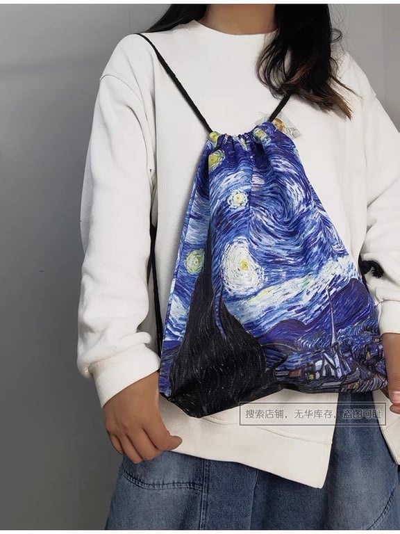 Set 3 túi hoạ tiết tranh Van Gogh