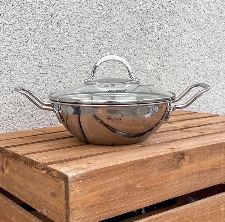 Nồi hải sản sâu lòng kèm nắp Bossd sz 20-24cm