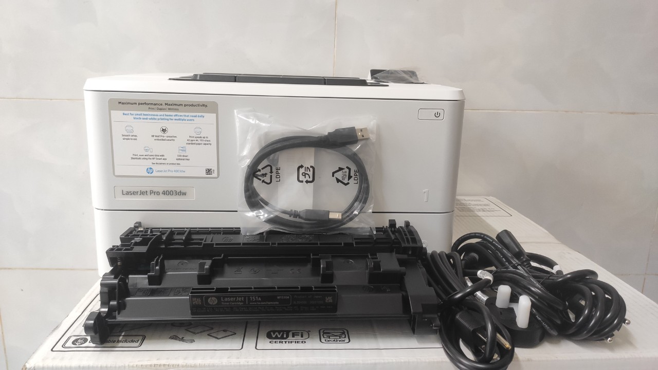 Máy in Laser Đơn Năng HP LaserJet Pro 4003DW (2Z610A)