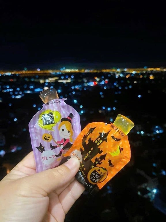 THẠCH ORIHIRO NHẬT BẢN PHIÊN BẢN HALLOWEEN - GÓI TO 240GR  - 12 GÓI NHỎ