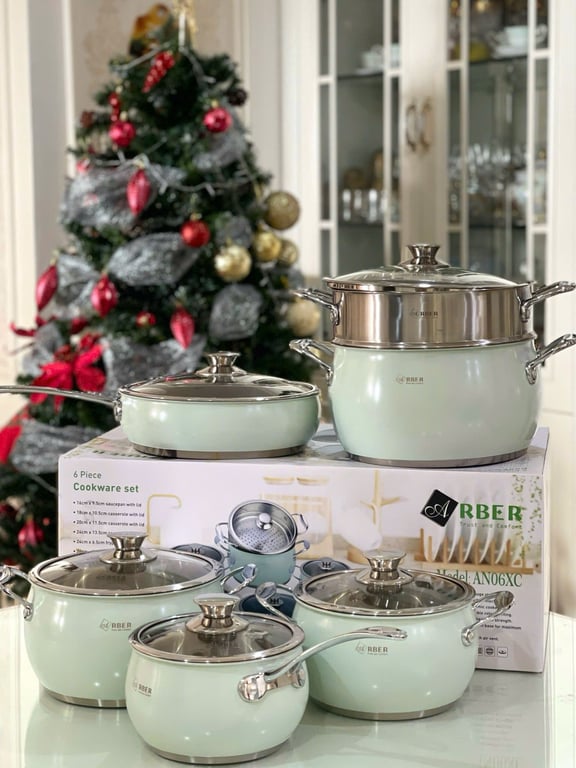 𝗕𝗼̣̂ 𝗻𝗼̂̀𝗶 inox 6 𝗺𝗼́𝗻 𝗰𝗮𝗼 𝗰𝗮̂́𝗽  ARBER AN06XC