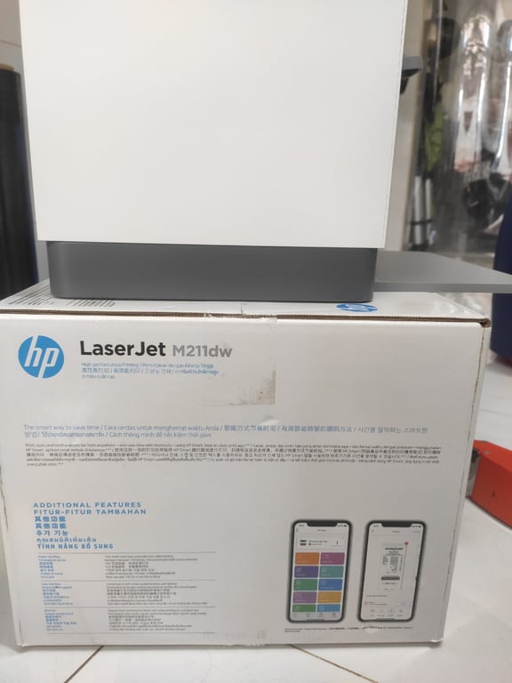 Máy In Laser Trắng Đen Đơn Năng HP M211DW (9YF83A) (A4/A5/ Đảo Mặt (Duplex)/ USB/ LAN/ WIFI)