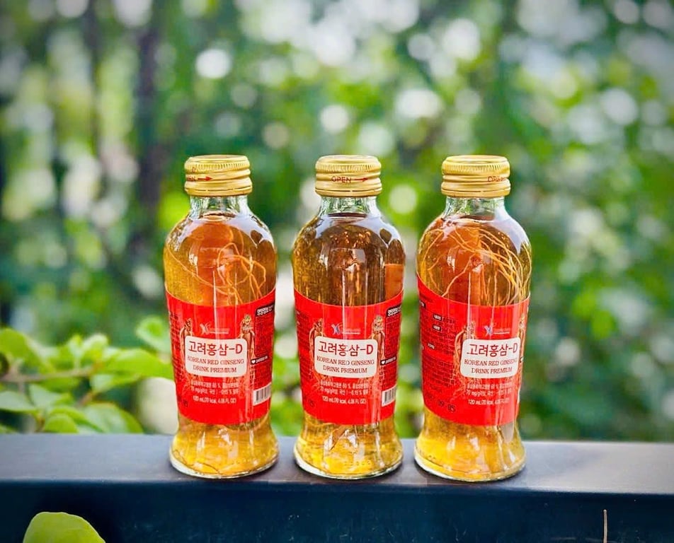 NƯỚC HỒNG SÂM CÓ CỦ KANG'S FOOD 120ML x 10 CHAI