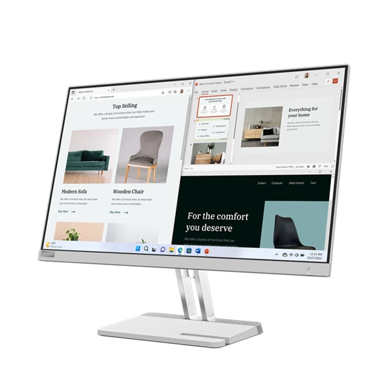 Màn Hình Máy Tính Lenovo L27i-40 27 inch (1920 x 1080/IPS/100Hz/4 ms/FreeSync)