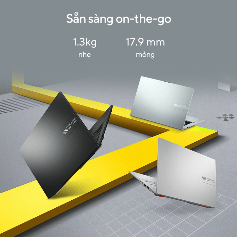 Laptop Asus Vivobook Go 14 E1404FA-NK177W (Ryzen 5 7520U | 16GB | 512GB | 14 inch FHD | AMD Radeon Graphics | Win 11 | Bạc)