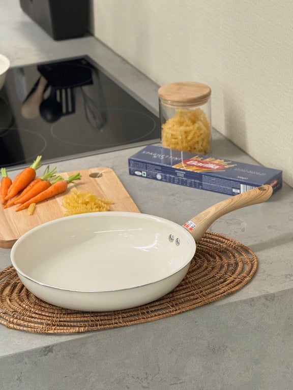 Chảo chống dính ceramic Kakusee Nhật Bản size 20 sâu-22 cạn