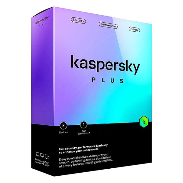 Phần Mềm Diệt Virus Kaspersky Plus 3 Máy Tính