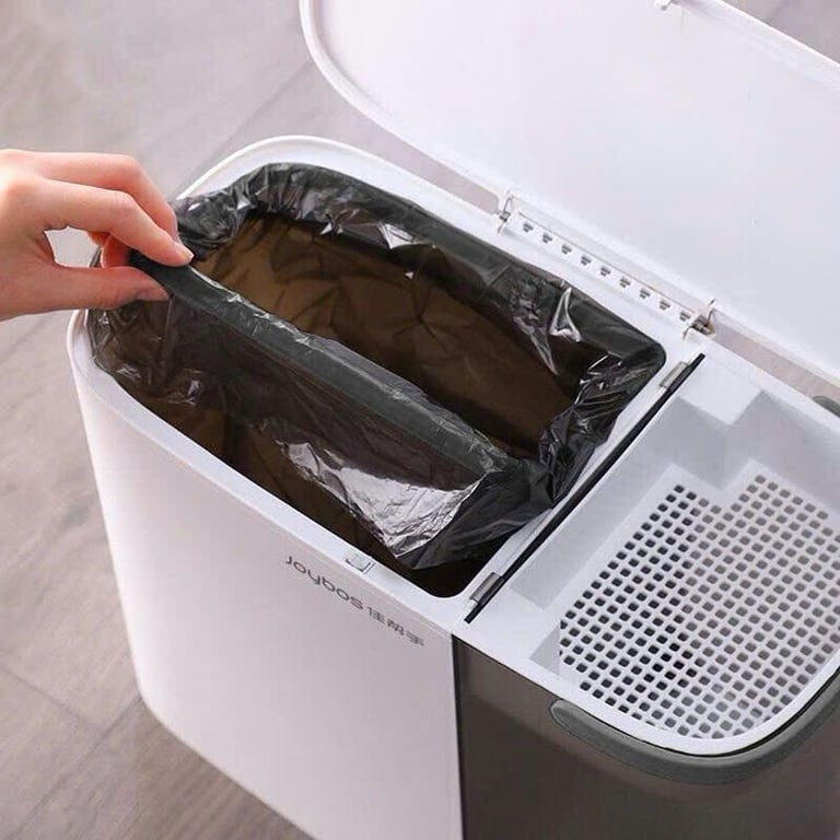 THÙNG RÁC CHIA 2 NGĂN KHÔ - ƯỚT THÔNG MINH CÓ RỔ LỌC JOYBOS