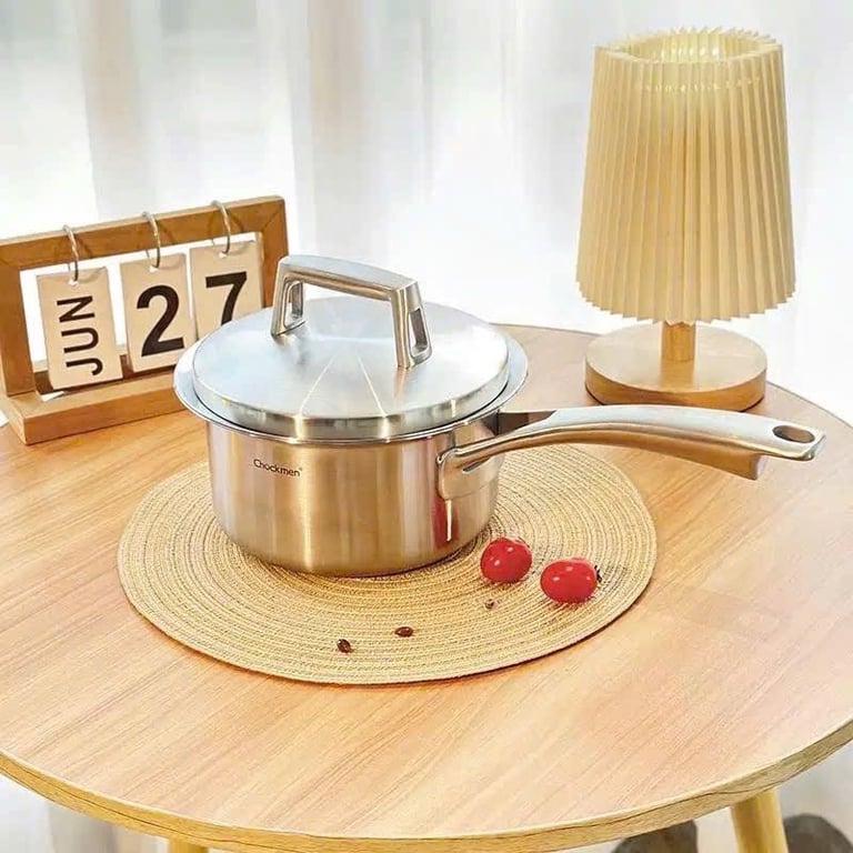 Quánh nắp vuông 5 lớp kẹp đồng Chockmen 16cm CKM228