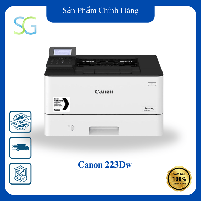Máy In Laser Trắng Đen Đơn Năng Canon LBP223dw