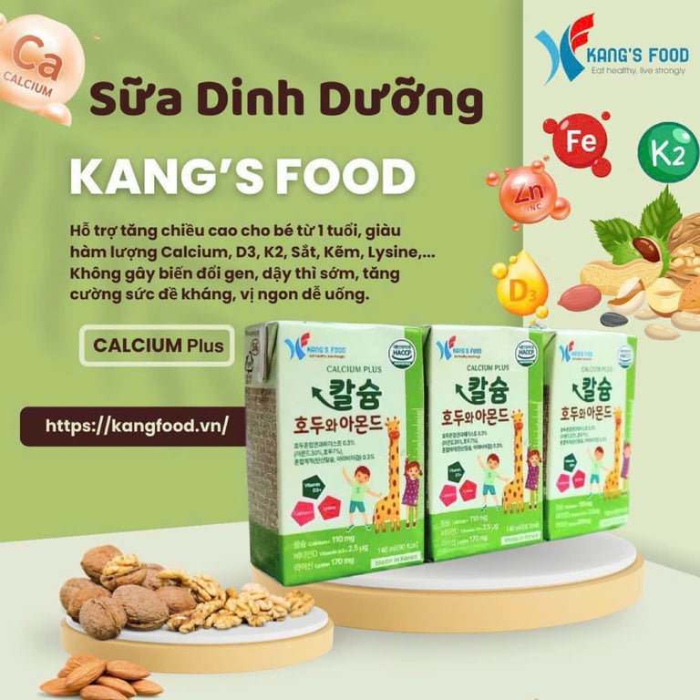 SỮA HẠT ORGANIC CALCIUM PLUS KANG'S FOOD