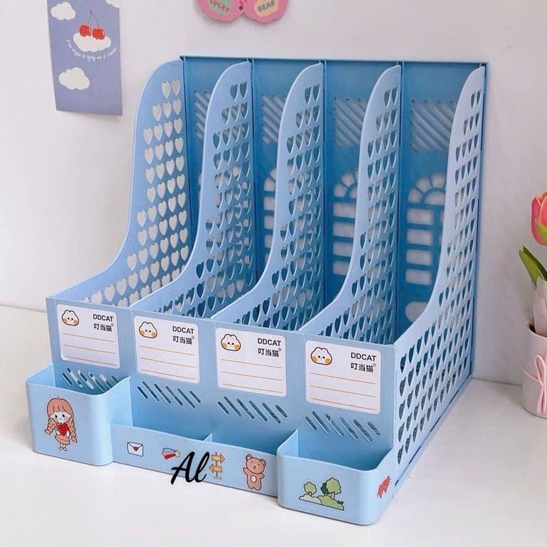 KỆ ĐỰNG TÀI LIỆU VĂN PHÒNG A4 – 4 NGĂN SIÊU TIỆN, SIÊU XINH