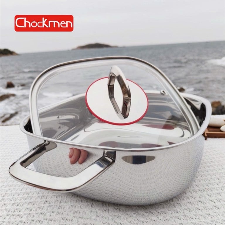 NỒI VUÔNG THÀNH THẤP CHOCKMEN 24CM - C134, THÀNH CAO 24cm C157