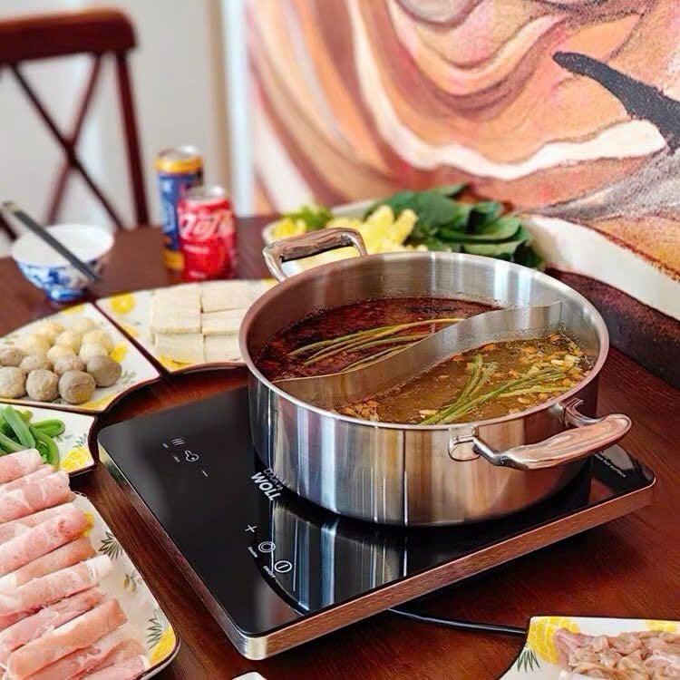 Nồi lẩu 2 ngăn Chockmen 28cm