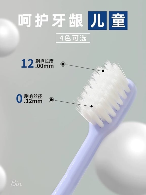 Ống 8 Chiếc Bàn Chải Đánh Răng Cho Bé