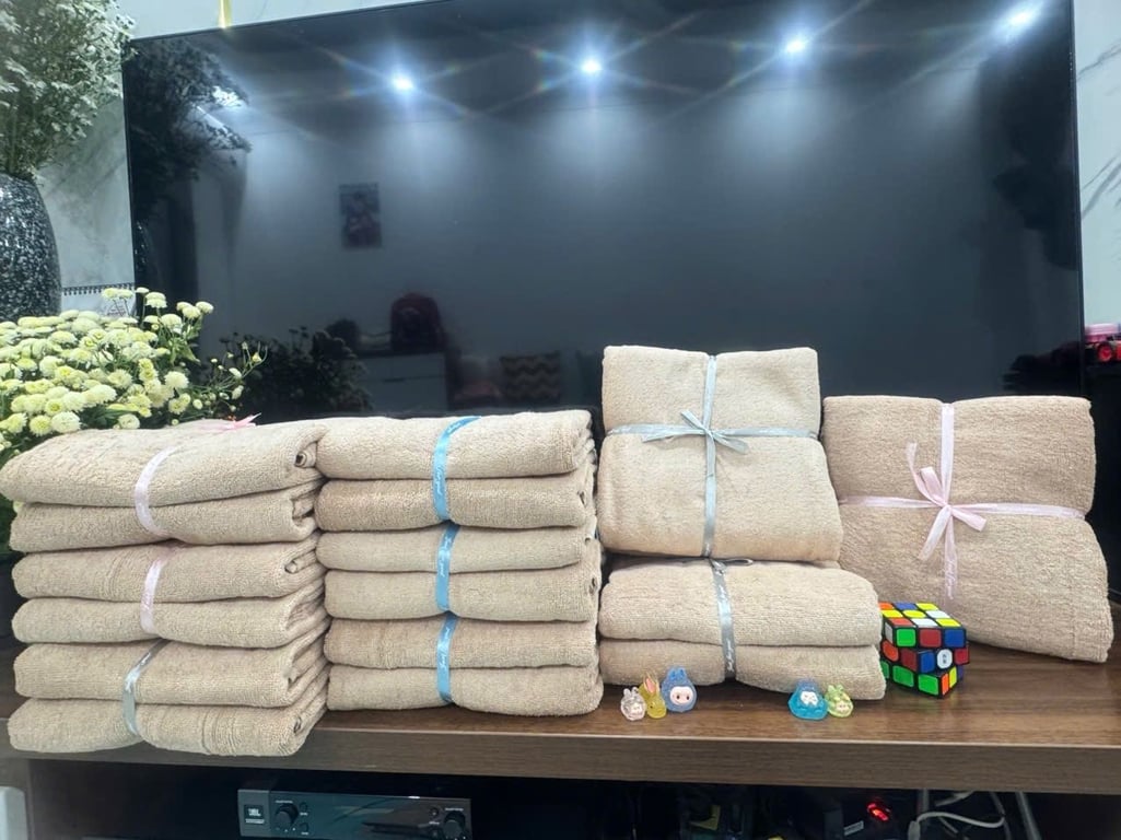 Set 2 khăm tắm canifa 65*135cm