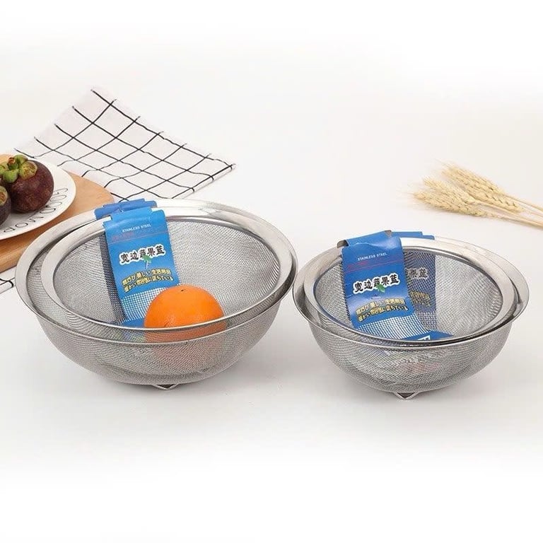 MK29 - SET 5 MÓN RỔ INOX xuất Nhật