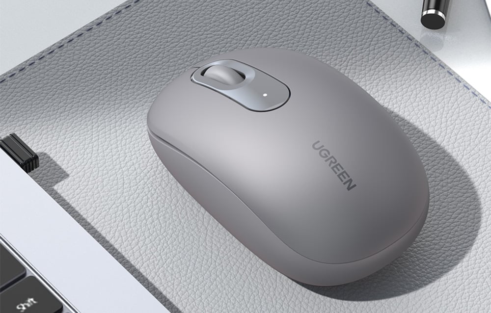 Chuột Không Dây 2.4G Moonlight Gray Ugreen 90669 MU105