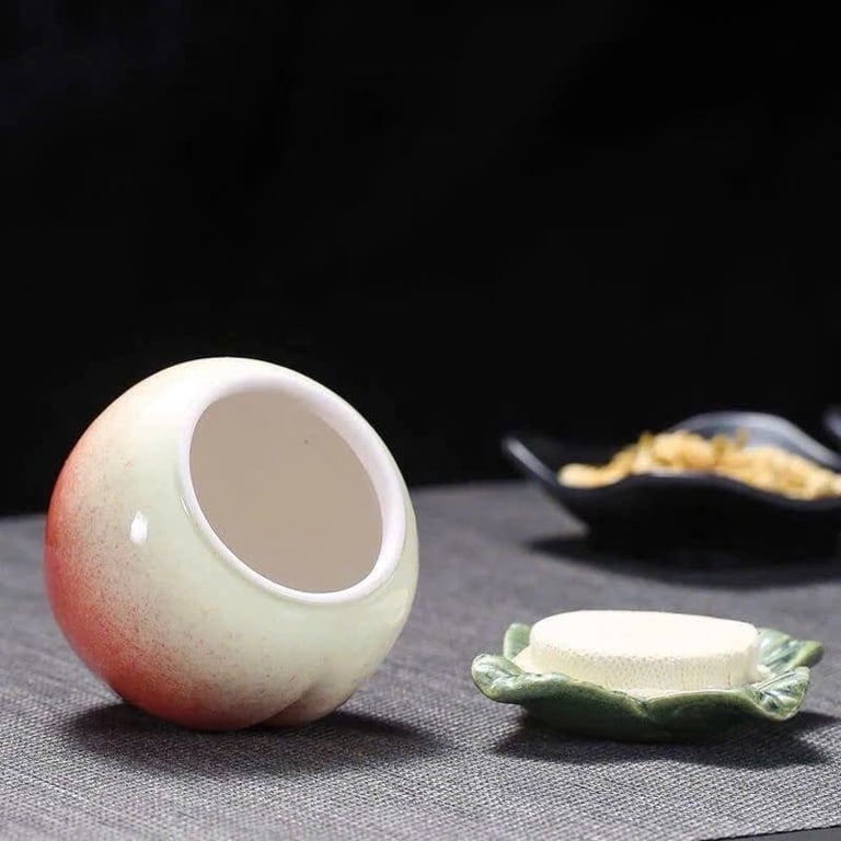 Combo 2 hũ đựng trà quả đào