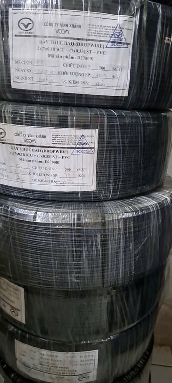Cuộn Cáp Điện Thoại 2 lõi 400m