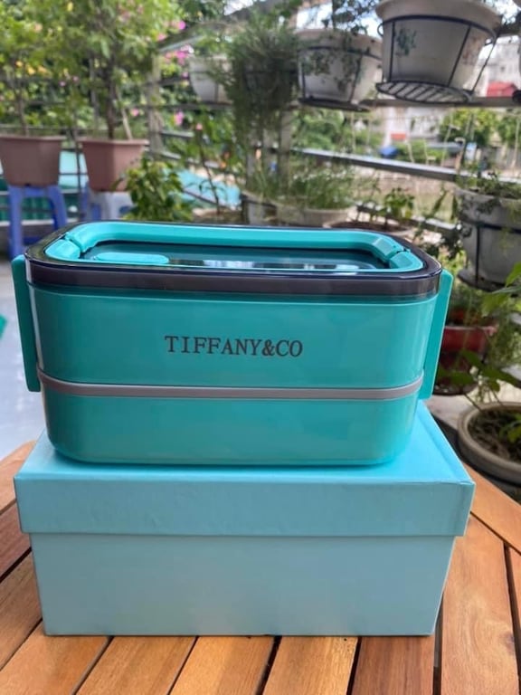 HỘP CƠM 2 TẦNG GIỮ NHIỆT HÃNG TIFFANY&CO