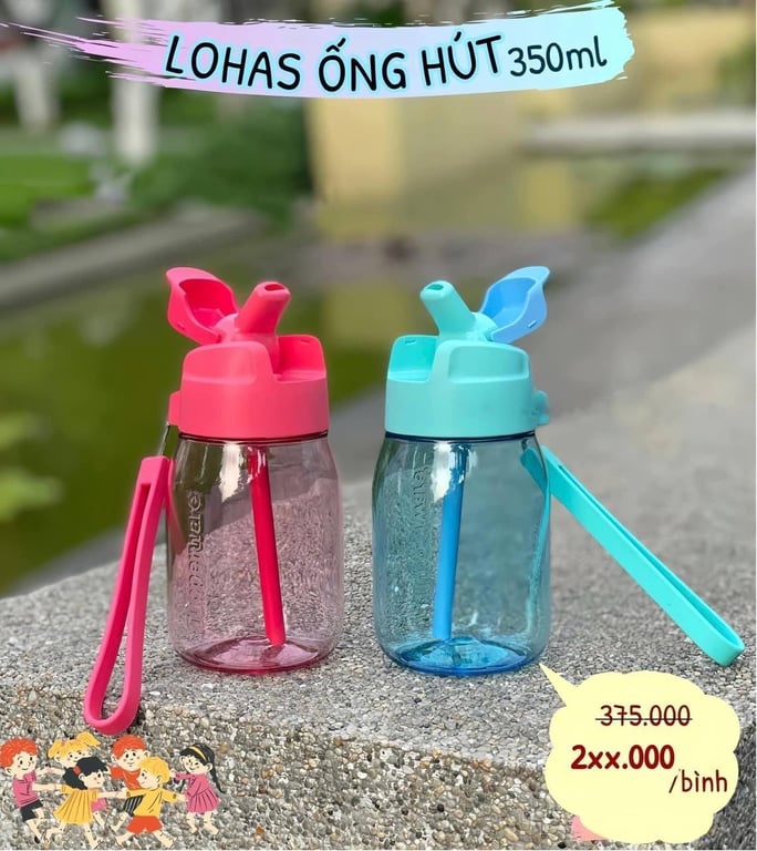 BÌNH MINI LOHAS TUPPERWARE 350ml