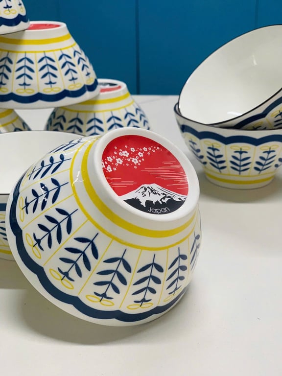 HNG28 - Bộ 10 Bát ăn cơm - Bát ăn chè - Bát ăn súp