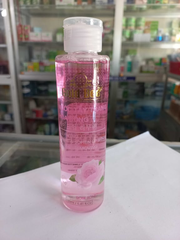 Nước tẩy trang hoa hồng gold bee