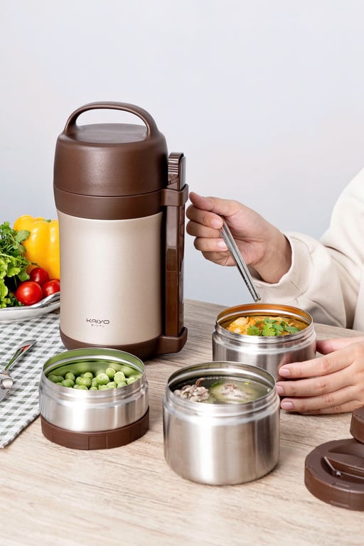 Hộp cơm giữ nhiệt kaiyo dung tích 1600ml