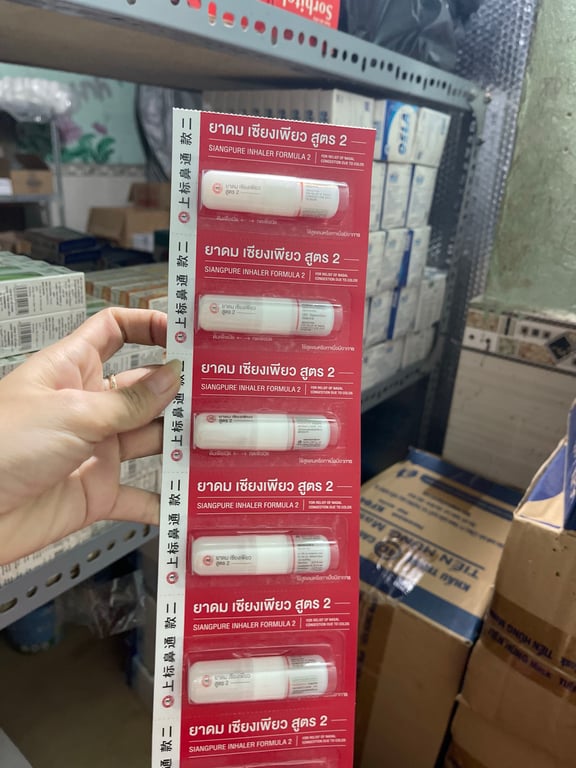 hít thái xịn  vỉ /6 ống