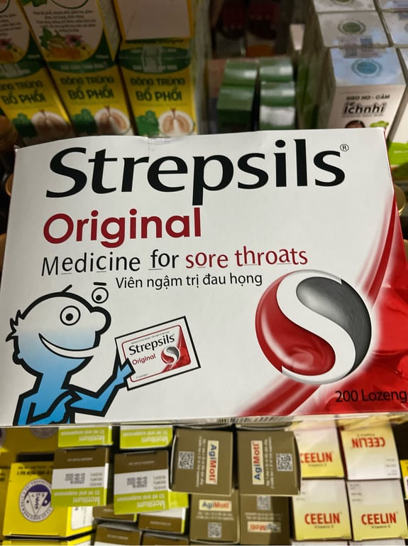 Strepsil dâu h/100v