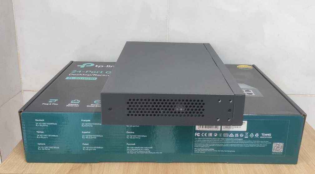 Switch TP-Link TL-SG1024D (Gigabit (1000Mbps)/ 24 Cổng/ Vỏ Thép)
