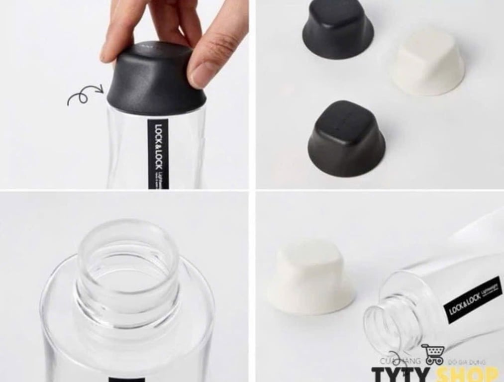 BÌNH ĐỰNG NƯỚC LOCK&LOCK 700ML HAP559BLK