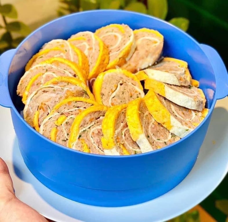 Xửng hấp 3 tầng blue