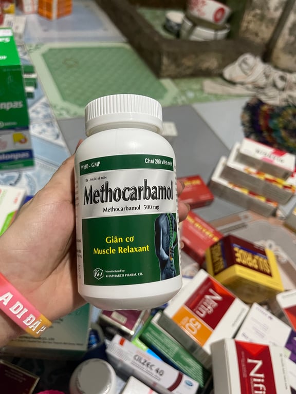 Methocarbamol 500mg K/hoà c/200v