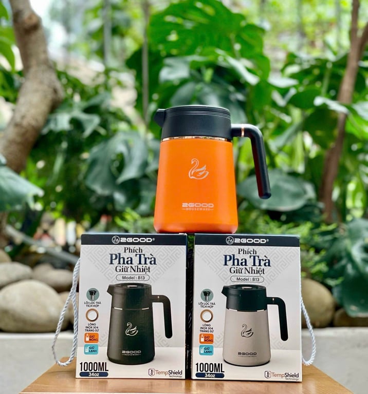 PHÍCH PHA TRÀ GIỮ NHIỆT 2GOOD B13 1 lít