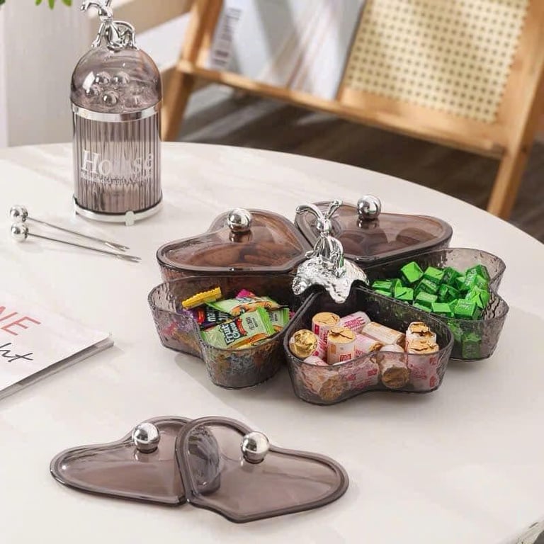 KHAY MỨT TRÁI TIM 5 NGĂN XÁM KHÓI